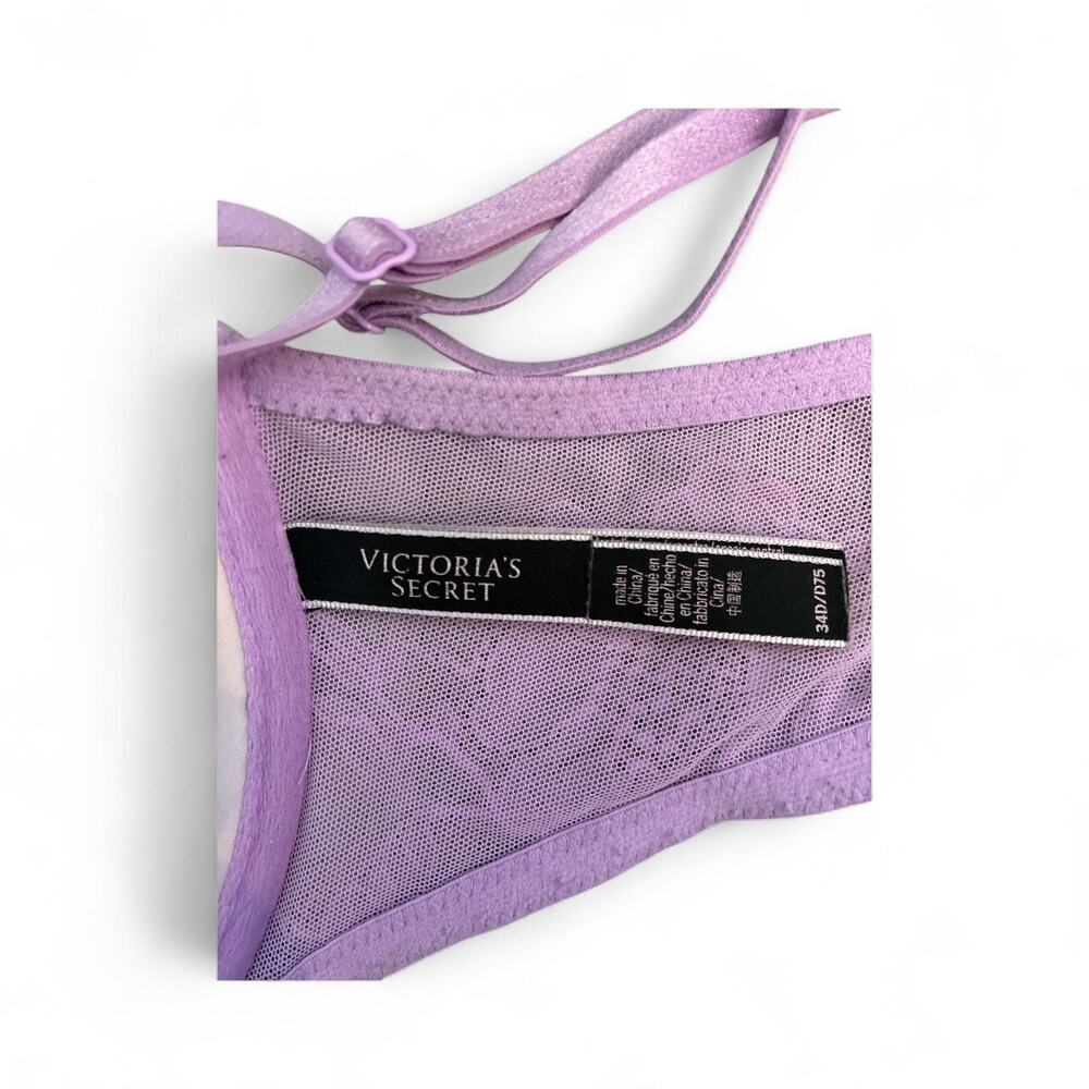 Victoria’s Secret Very Sexy Push Up  Bra in Purple size 34D - Picture 4 of 5